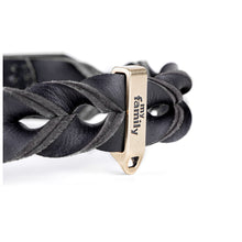 Load image into Gallery viewer, My Family Ascot Greased Italian Leather Collar
