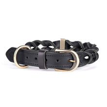 Load image into Gallery viewer, My Family Ascot Greased Italian Leather Collar
