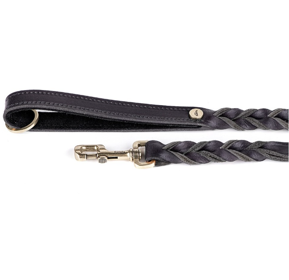 MY FAMILY ASCOT GREASED ITALIAN LEATHER LEASH