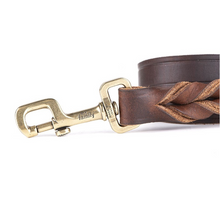 Load image into Gallery viewer, My Family Ascot Greased Italian Leather Leash
