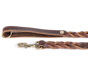 My Family Ascot Greased Italian Leather Leash
