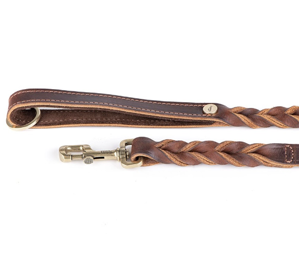 My Family Ascot Greased Italian Leather Leash