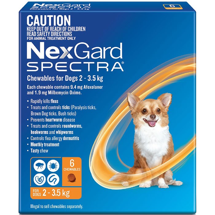 NEXGARD SPECTRA DOGS 2-3.5KG