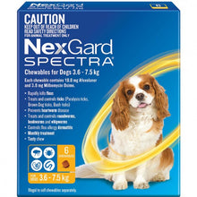 Load image into Gallery viewer, NEXGARD SPECTRA DOGS 3.6-7.5KG
