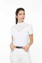 Load image into Gallery viewer, HARCOUR WOMENS OCEAN SHORT SLEEVE COMPETITION POLO
