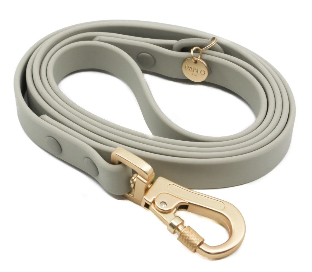 PABLO & CO CHARCOAL WATERPROOF DOG LEASH
