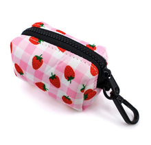 Load image into Gallery viewer, PABLO &amp; CO STRAWBERRY FIELDS POOP BAG HOLDER
