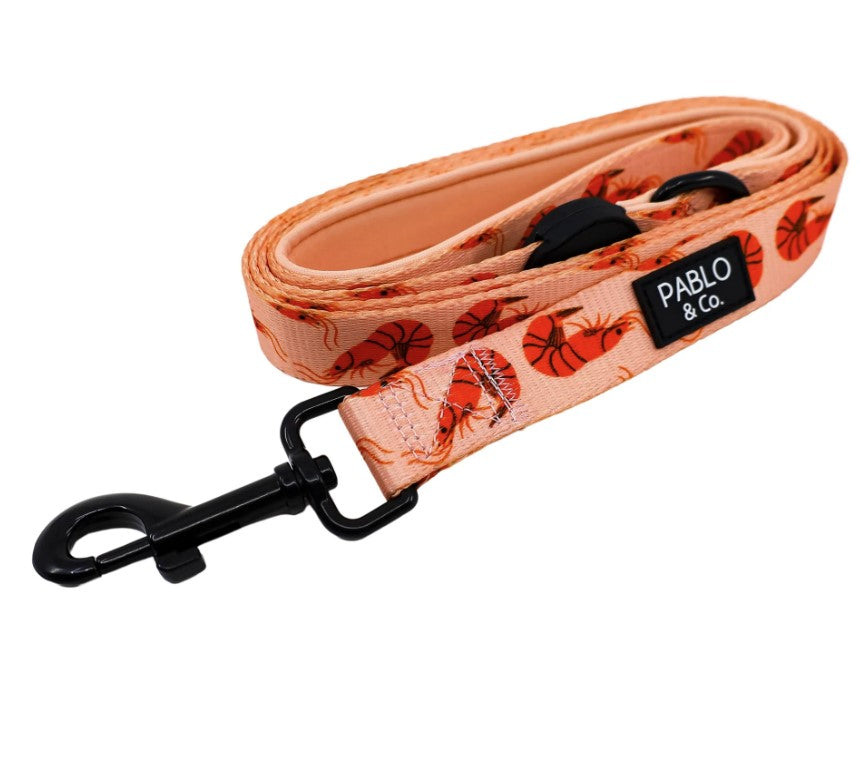 PABLO & CO SUMMER PRAWNS DOG LEASH