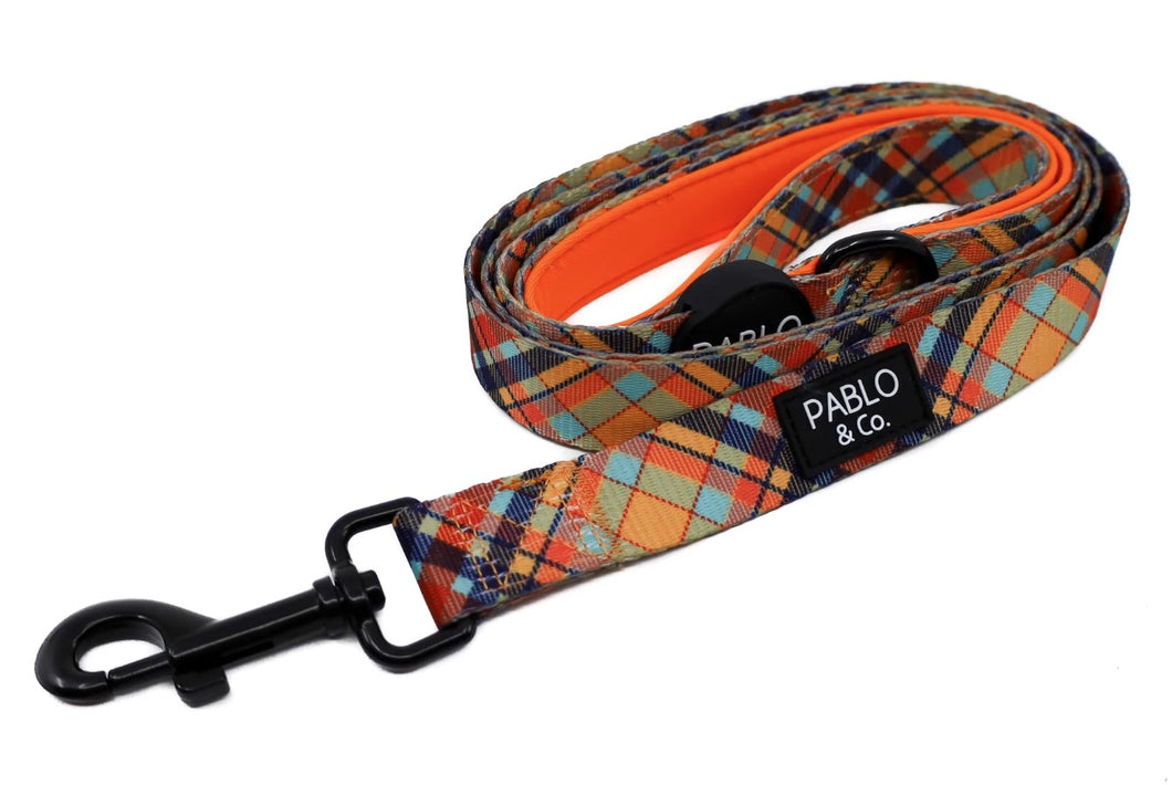 PABLO & CO TARTAN DOG LEASH
