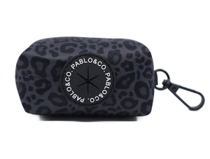 PABLO & CO WILD LEOPARD POOP BAG HOLDER