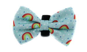 PABLO & CO BLUE RAINBOW BOW TIE