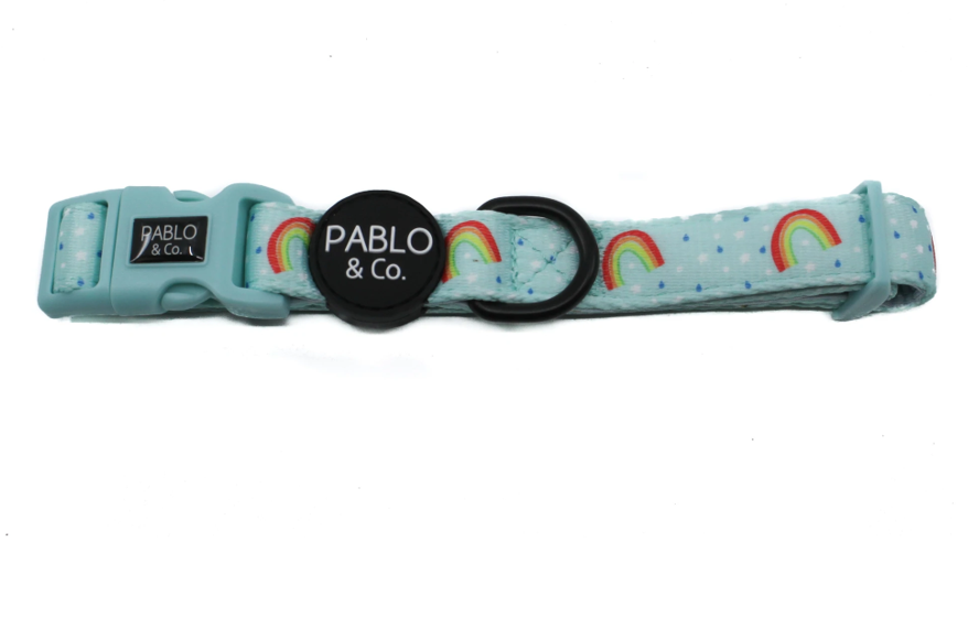 PABLO & CO BLUE RAINBOW COLLAR