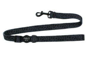 PABLO & CO ADJUSTABLE CLASSIC LEOPARD DOG LEASH