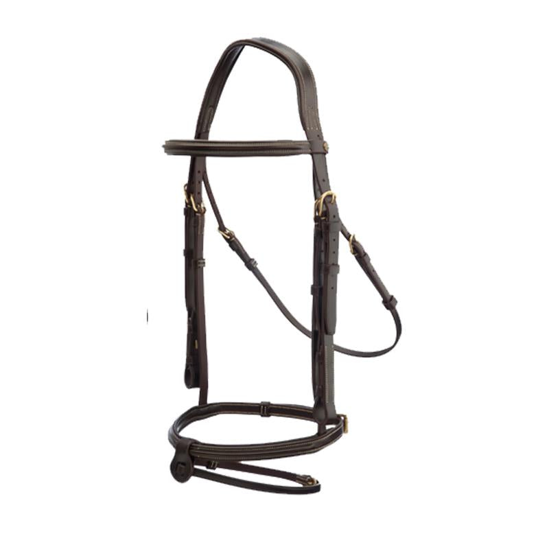 Pessoa Legacy Padded Raised Bridle + Reins