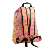 Load image into Gallery viewer, Pink Pony Print Backpack
