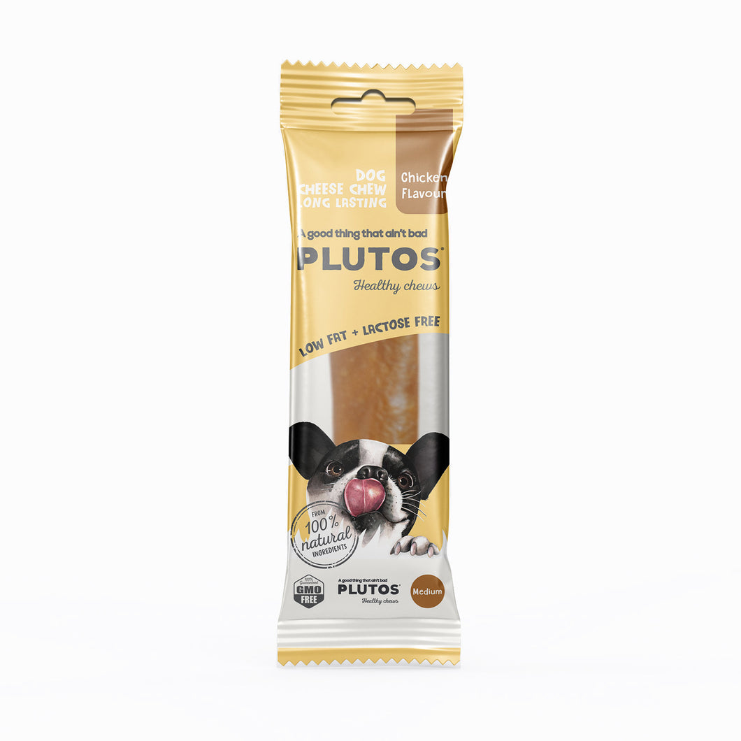 PLUTOS CHEESE AND CHICKEN TREAT