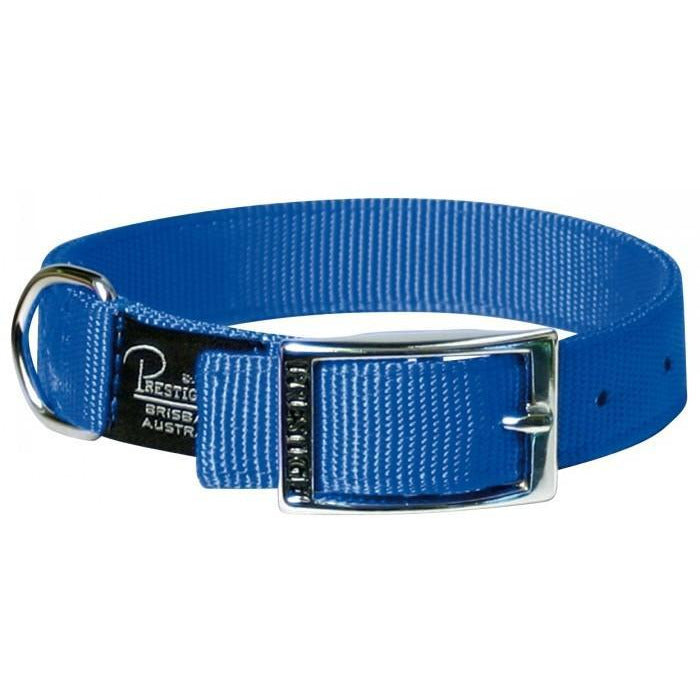 PRESTIGE SINGLE LAYER NYLON DOG COLLAR 1 INCH