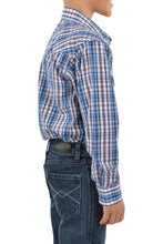 Load image into Gallery viewer, Pure Western Boys Bolt Check Western Long Sleeve Shirt

