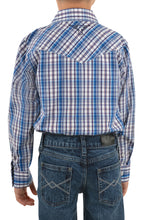 Load image into Gallery viewer, Pure Western Boys Bolt Check Western Long Sleeve Shirt
