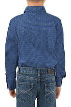 Load image into Gallery viewer, Pure Western Boys Duke Print Western Long Sleeve Shirt
