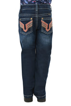 Load image into Gallery viewer, Pure Western Girls Aztec Boot Cut Jean
