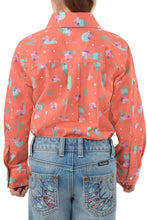 Load image into Gallery viewer, PURE WESTERN GIRLS PRISCILLA PRINT LONG SLEEVE SHIRT

