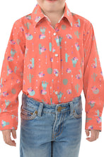 Load image into Gallery viewer, PURE WESTERN GIRLS PRISCILLA PRINT LONG SLEEVE SHIRT
