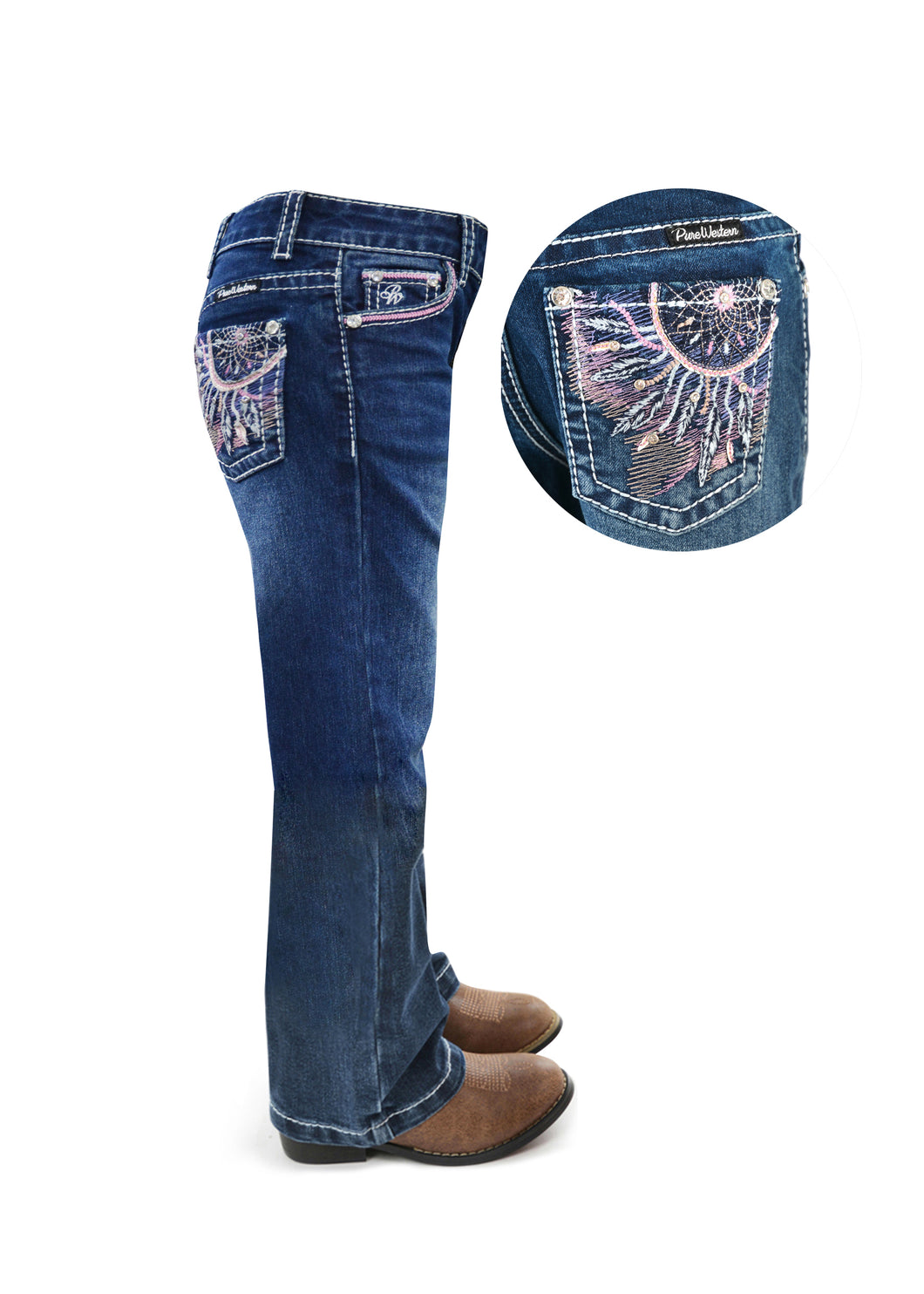 PURE WESTERN GIRLS WILLA BOOT CUT JEANS