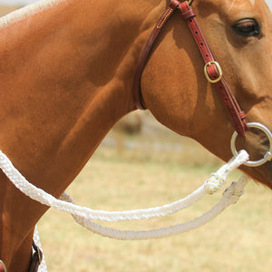 AUSTRALIAN STOCKMANS BRAIDED ROPE CAMPDRAFT REIN