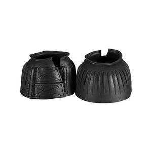 Ribbed Bell Boots With Double Velcro