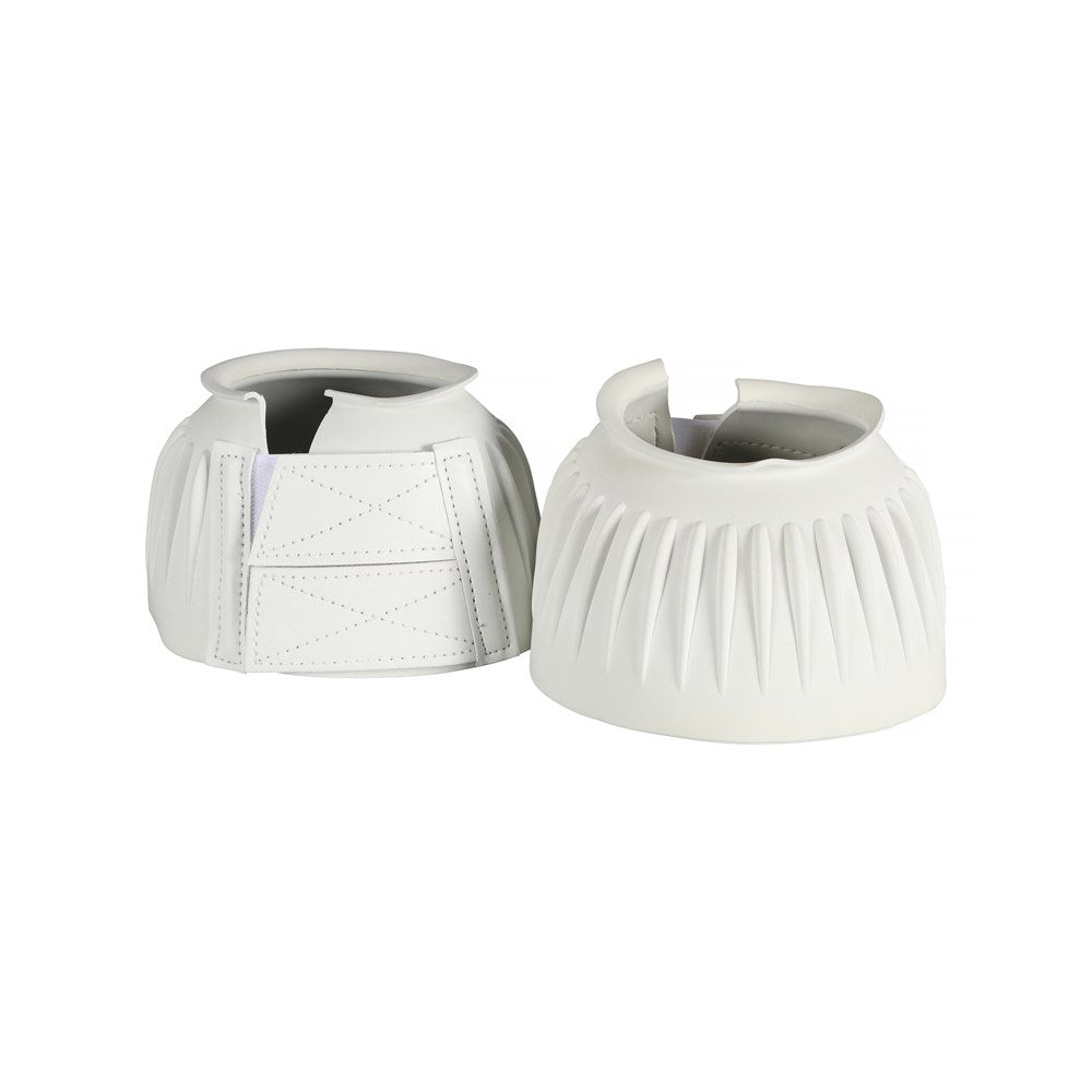 Ribbed Bell Boots With Double Velcro