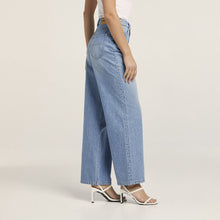 Load image into Gallery viewer, RIDERS BY LEE WOMENS HI WIDE LEG RELAXED JEAN
