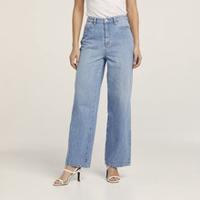 Load image into Gallery viewer, RIDERS BY LEE WOMENS HI WIDE LEG RELAXED JEAN
