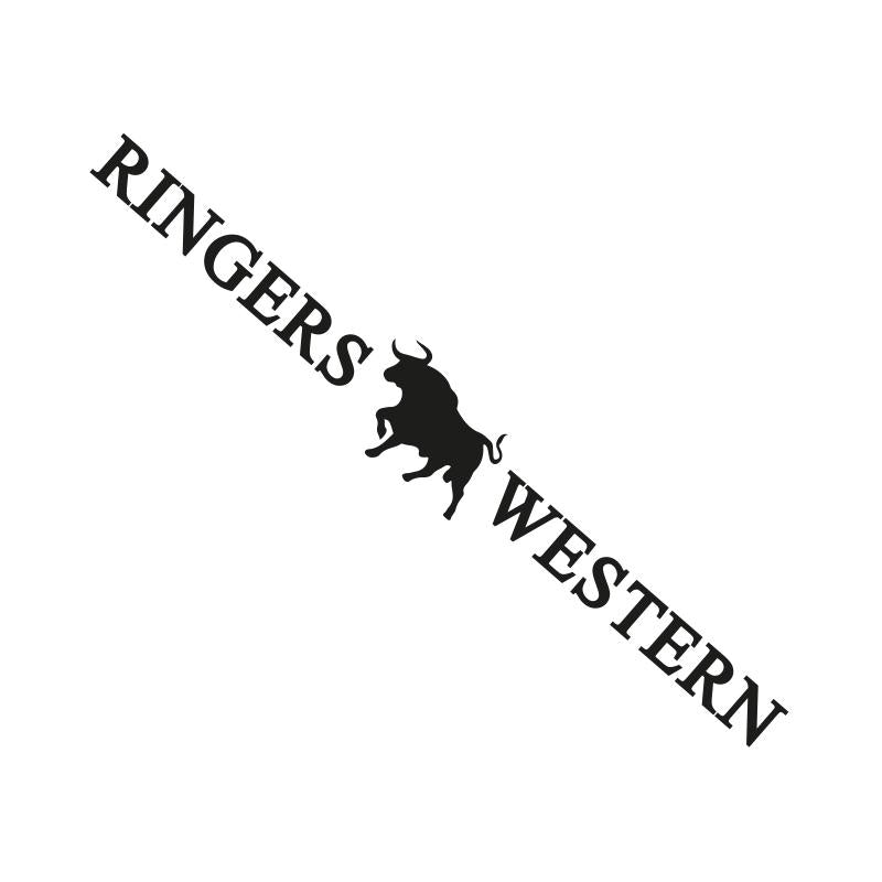 RINGERS WESTERN LARGE LONG DIE CUT STICKER