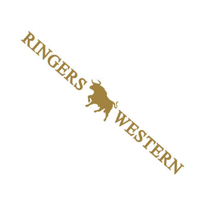 RINGERS WESTERN LARGE LONG DIE CUT STICKER