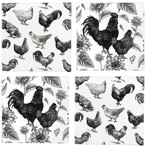 Rooster Coasters