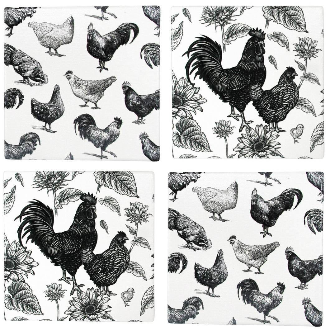 Rooster Coasters