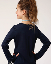 Load image into Gallery viewer, ROPER GIRLS FIVE STAR COLLECTION KNIT TEE
