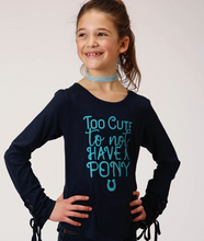 Load image into Gallery viewer, ROPER GIRLS FIVE STAR COLLECTION KNIT TEE
