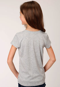 ROPER GIRLS FIVE STAR COLLECTION SHORT SLEEVE KNIT TEE