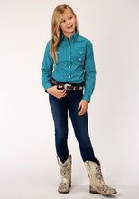 Load image into Gallery viewer, ROPER GIRLS AMARILLO COLLECTION LONG SLEEVE SHIRT
