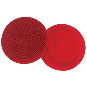 Rubber Faced Curry Comb Red