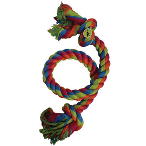 SCREAM 2-KNOT JUMBO ROPE DOG TOY