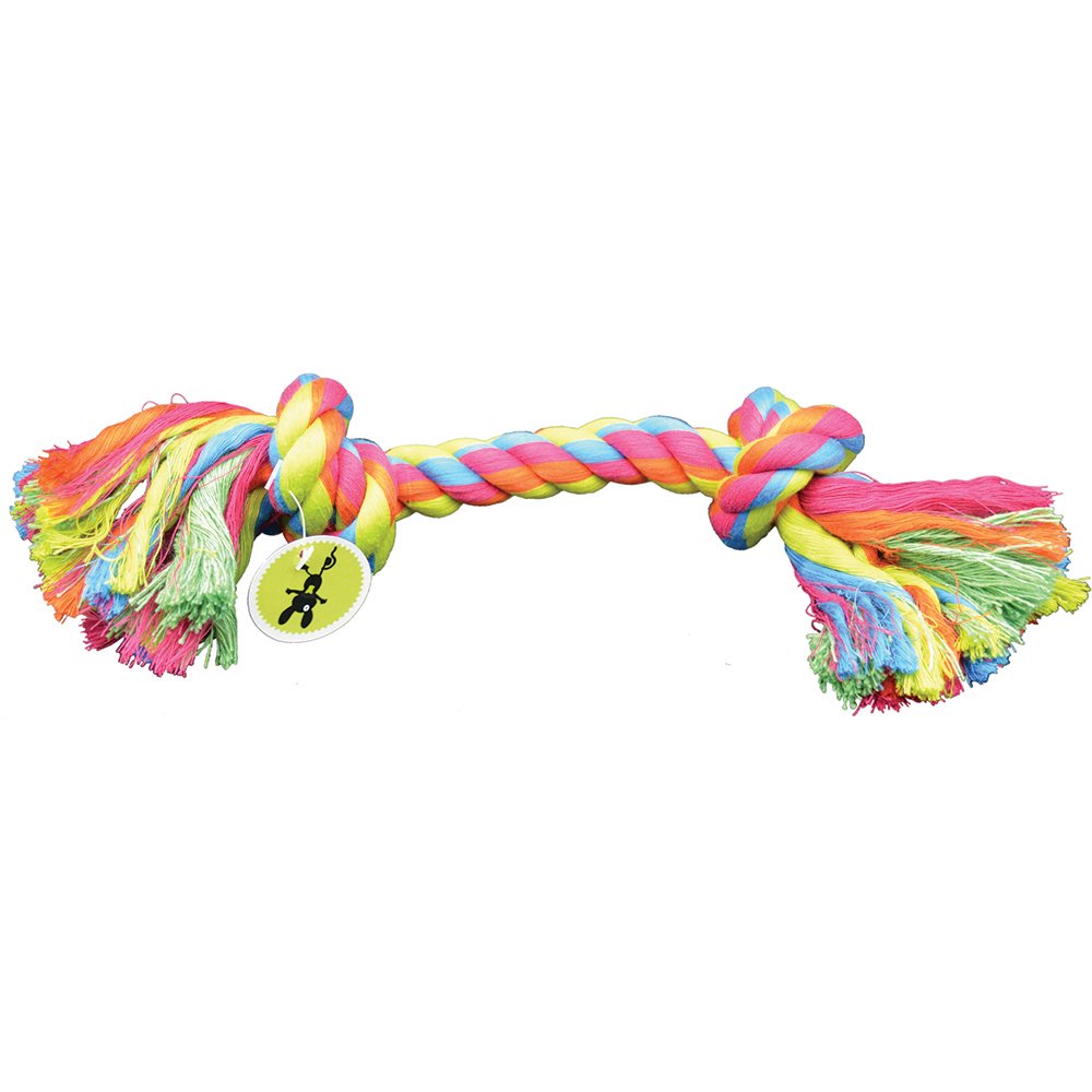 SCREAM 2-KNOT ROPE DOG TOY