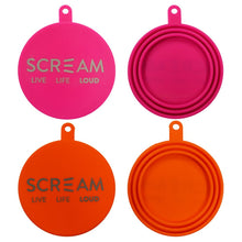 Load image into Gallery viewer, SCREAM SILICONE PET FOOD CAN COVER 2PK
