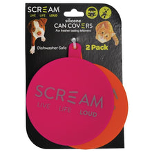 Load image into Gallery viewer, SCREAM SILICONE PET FOOD CAN COVER 2PK
