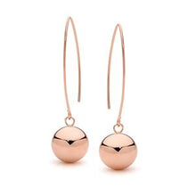 Load image into Gallery viewer, S &amp; S ROSE GOLD BALL EARRINGS
