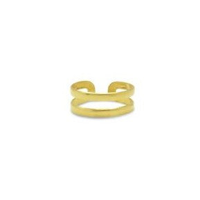 S & S 925 SS YELLOW GOLD BANDED TOE RING