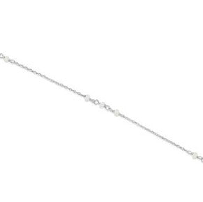 S & S 925 SS FRESHWATER PEARL ANKLET