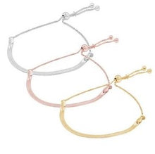 Load image into Gallery viewer, S &amp; S 925 SS ROSE GOLD HERRINGBONE LARIAT
